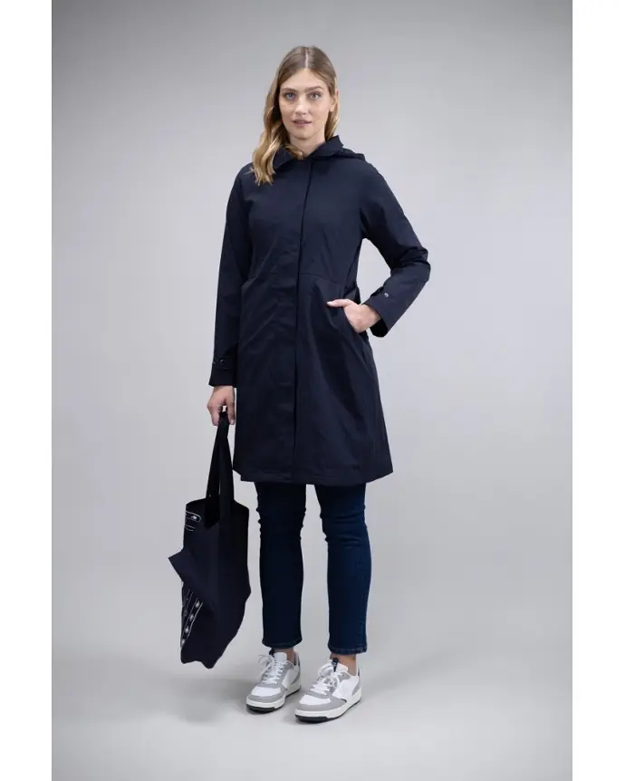 Tweeta Long Trench Coat Harcour