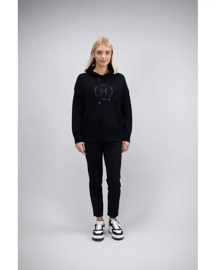 Sweat À Capuche Pretty Harcour (XXS, Noir)