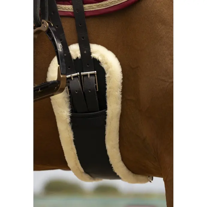 Sangle courte Norton XTR Mouton synthétique Brune