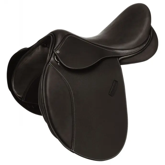 Selle Éric Thomas Fitter Mixte - Troussequin rond Noir (16.5")