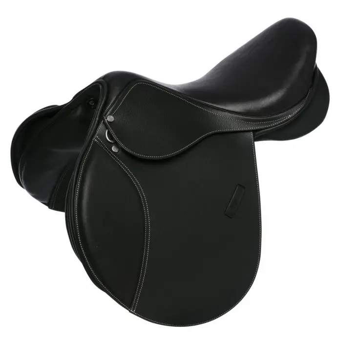Selle Éric Thomas Fitter Jump grainée (17", Noir)