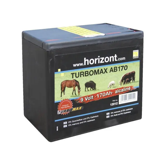 PILE HORIZONT "TURBOMAX AB170" 9 V - 170 AH.