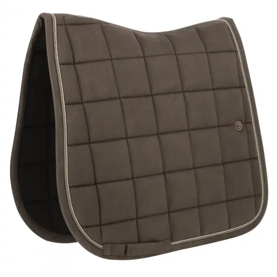 Tapis de selle EQUITHÈME Suède - Dressage (Brun)