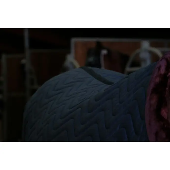 Couverture velours EQUITHÈME Teddy (Noir, 5'9"135cm)