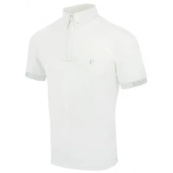 Polo de concours EQUITHÈME Wellington - Homme (Blanc, S)