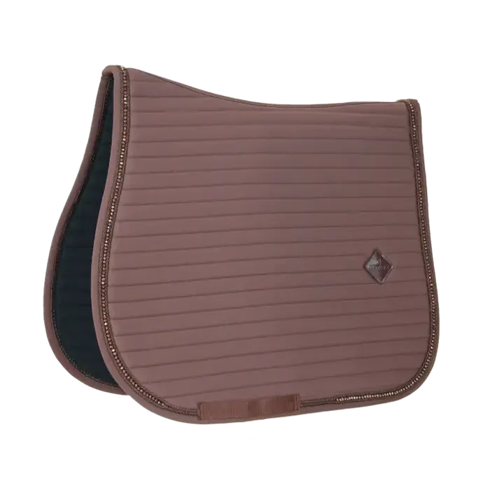 Tapis de selle Pearls jumping Kentucky  (Brun)