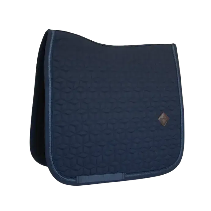 Tapis de selle Glitter Rope dressage Kentucky  (Navy)