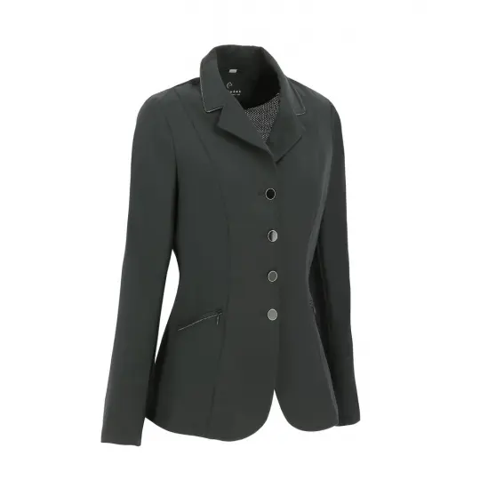 Veste de concours EQUITHÈME Oliva - Femme (D34, Noir)