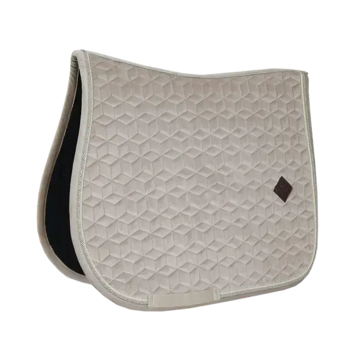 Tapis de selle Basic Velvet jumping Kentucky  (Beige, Cob)