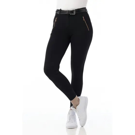 Pantalon EQUITHÈME Kenya - Femme (Noir, D34)