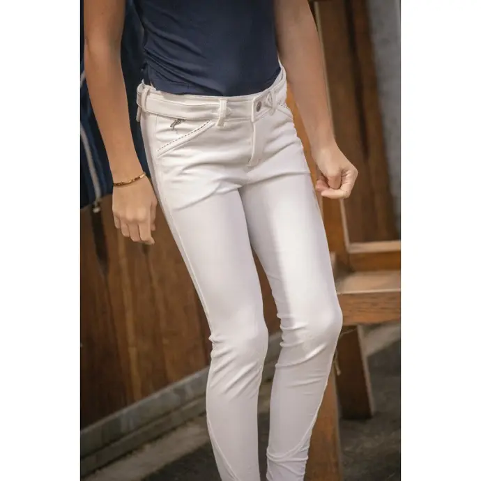 Pantalon Eden by Pénélope Point Sellier - Enfant (6ANS, Blanc)