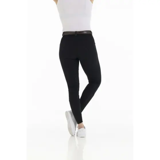 Pantalon EQUITHÈME Kendal fond silicone - Femme (Noir, D34)
