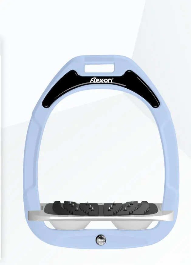 Etriers Flex-on Bleu Glacier plancher gris Incliné Ultra Grip (Blanc)