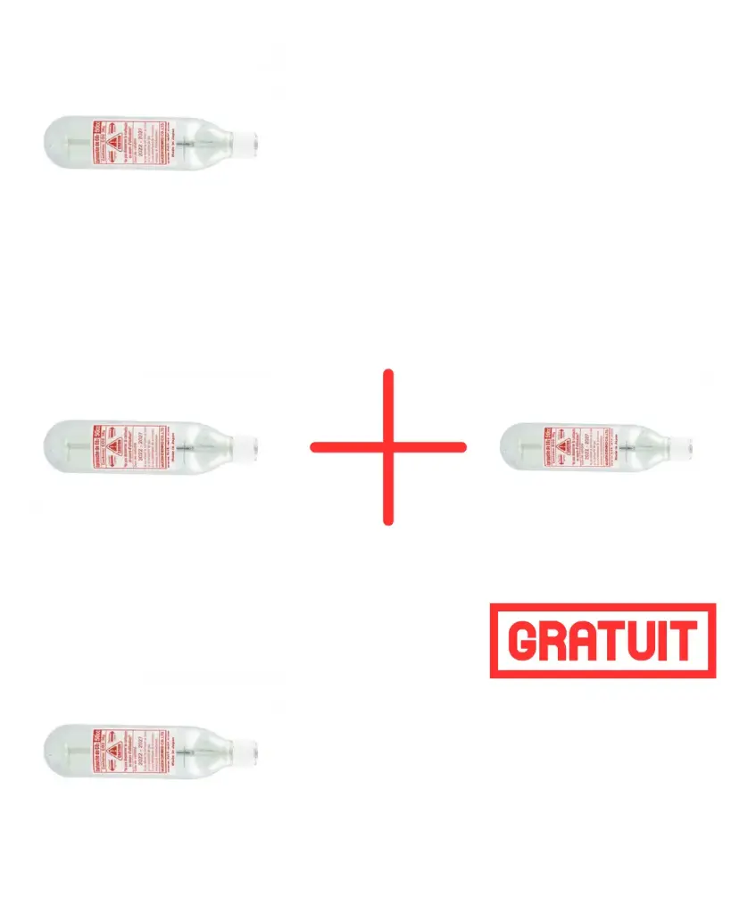 Pack de 4 cartouches hit air 50CC Harcour au prix de 3