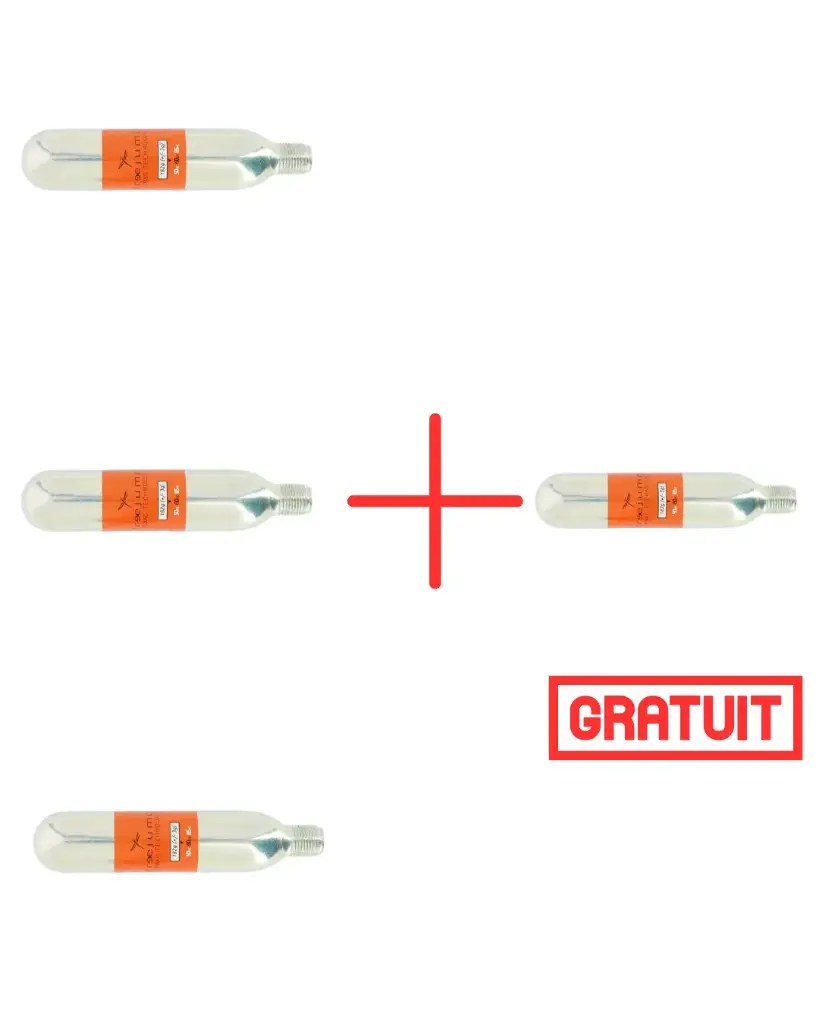 Pack de 4 cartouches au prix de 3 pour airbag Pénélope/Equithème Airsafe et Air (50CC)