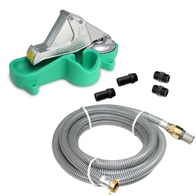 Pompe de prairie pour mère suitée AQUAMAT II VA + kit aspiration LA BUVETTE.