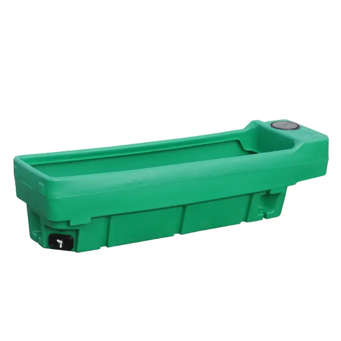 Bac de pâture rectangulaire PREBAC 200 litres LA BUVETTE. Pas de livraison possible pour cet article. Enlèvement seulement disponible à la Sellerie.