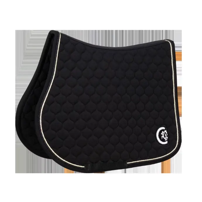 Tapis de selle 3D Logo Onion Quilt Jumping Kentucky (Noir)