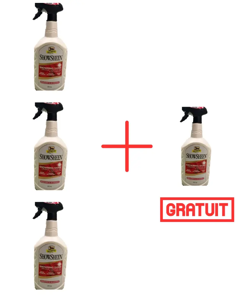 PACK DEMELANT LUSTRANT SHOWSHEEN 950  3+1 GRATUIT