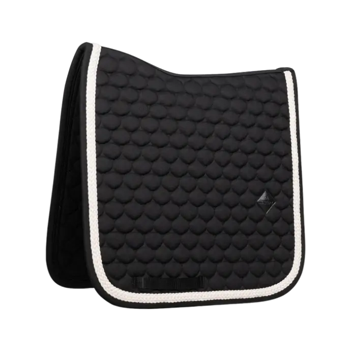 Tapis de selle  Plaited Cord Dressage Kentucky (Noir)