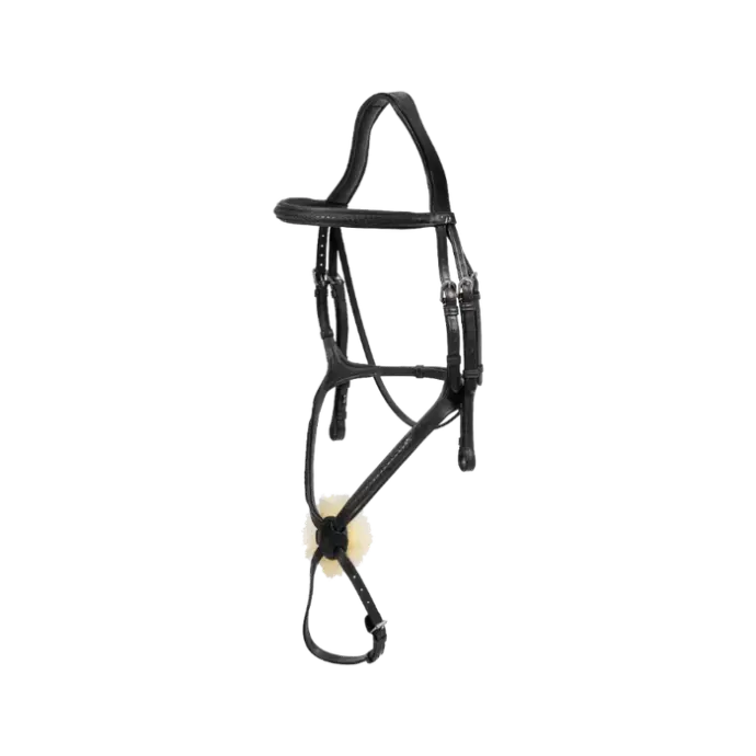 Bridon Muserolle Croisée Tressée - New English Collection - Dy'on