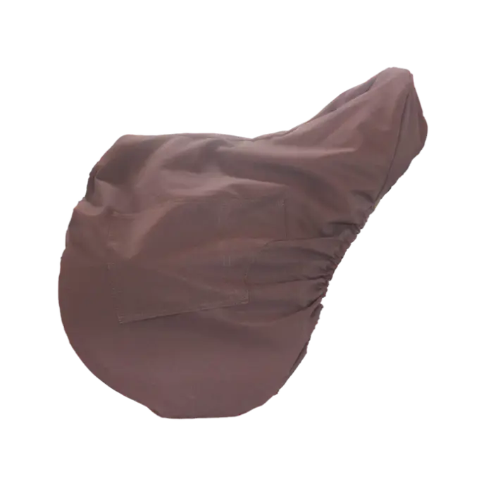 Housse de Selle avec plaque en or Kentucky (Brun)