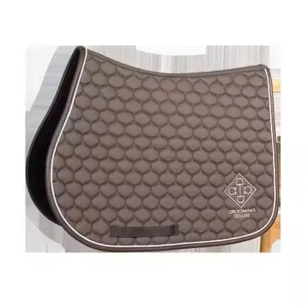 Tapis de selle Grooming Deluxe Show Jumping Kentucky (Brun)