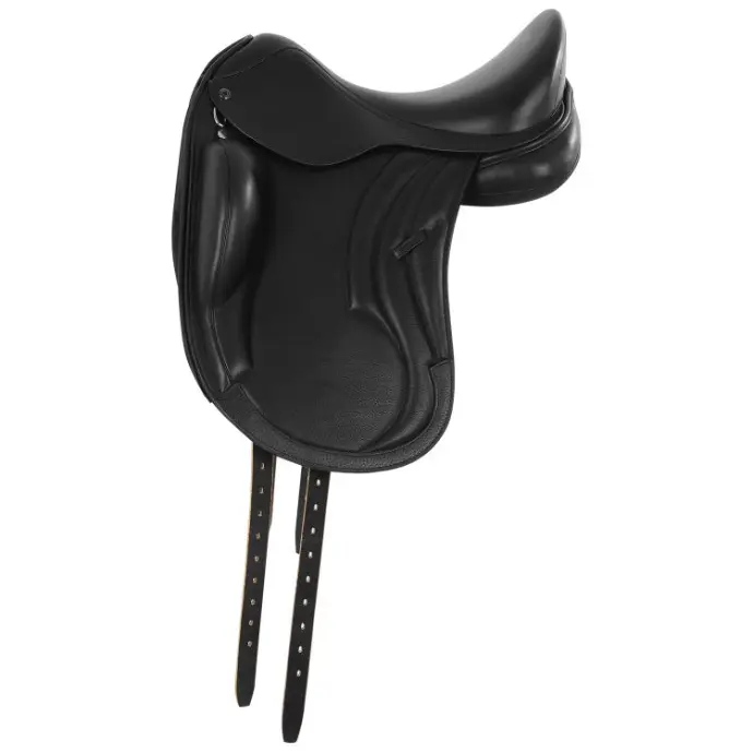 Selle de dressage en cuir à un seul quartier Equestro