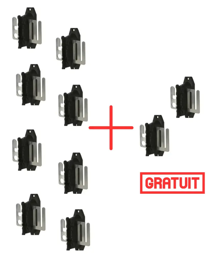 Pack 8 sachets + 2 sachets gratuits isolateur pour ruban (4pcs/sachet)