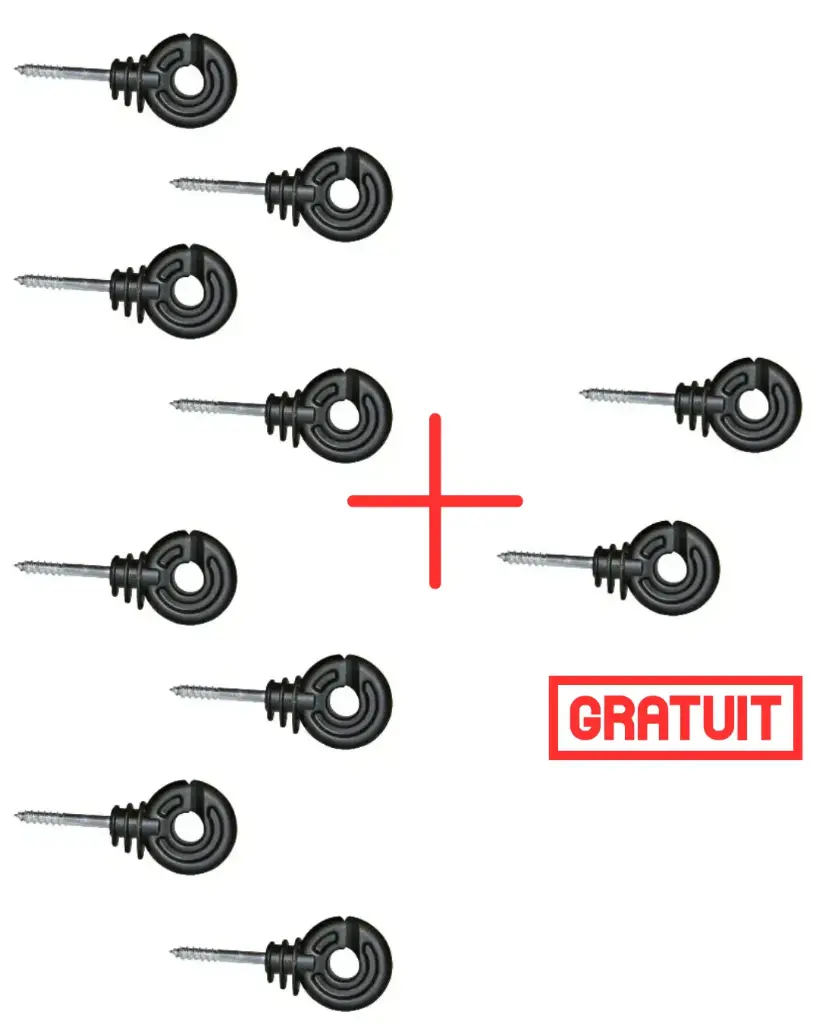 Pack 8 sachets + 2 gratuits. Isolateur annulaire Compact (25pcs par sachet)