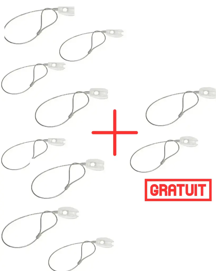 Pack 8 sachets + 2 gratuits . Solution d’angle pour clôtures permanentes (3 pcs par sachet)