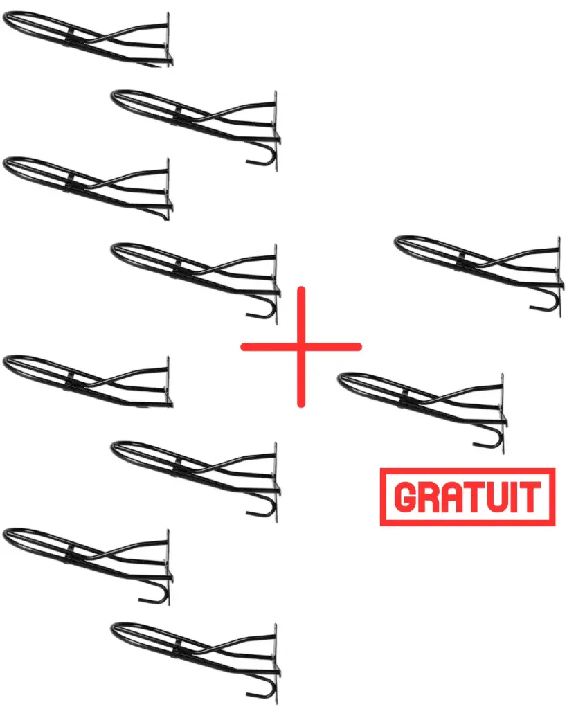 Pack Porte selle Horze noir 8+2 gratuits