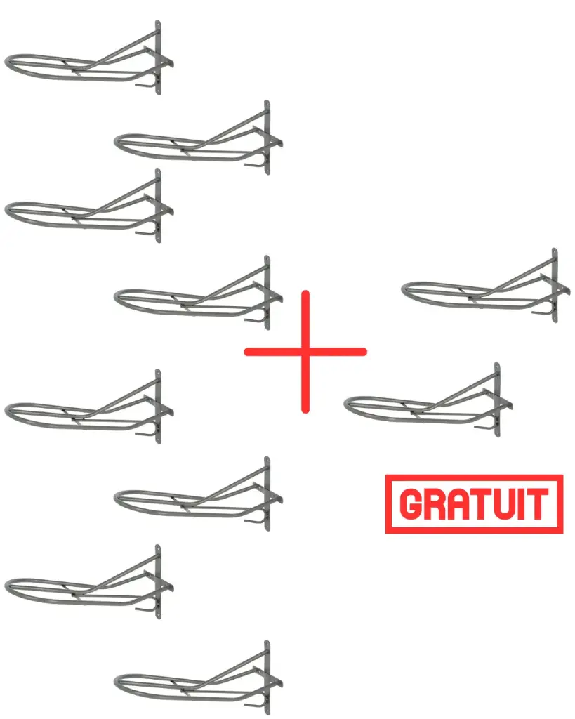 Pack porte selle gris 8+2 gratuits