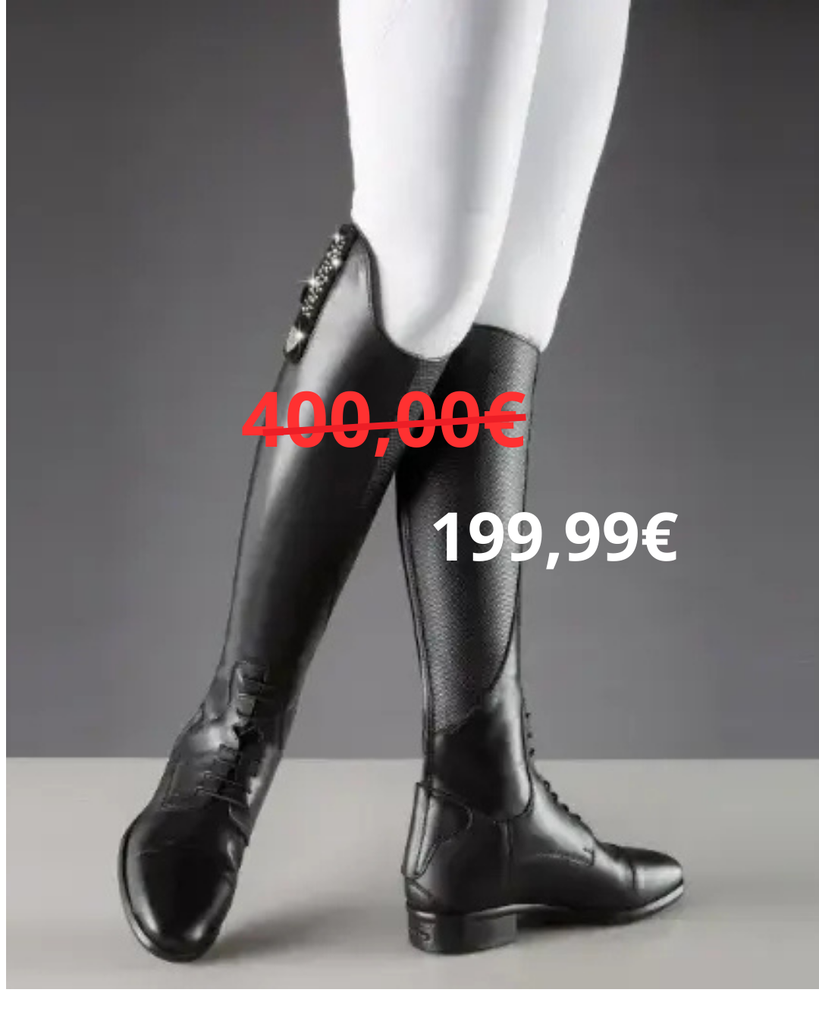 BOTTE TATTINI RETRIEVER CUIR NOIR + SAC A BOTTES OFFERT.ANCIEN MODELE