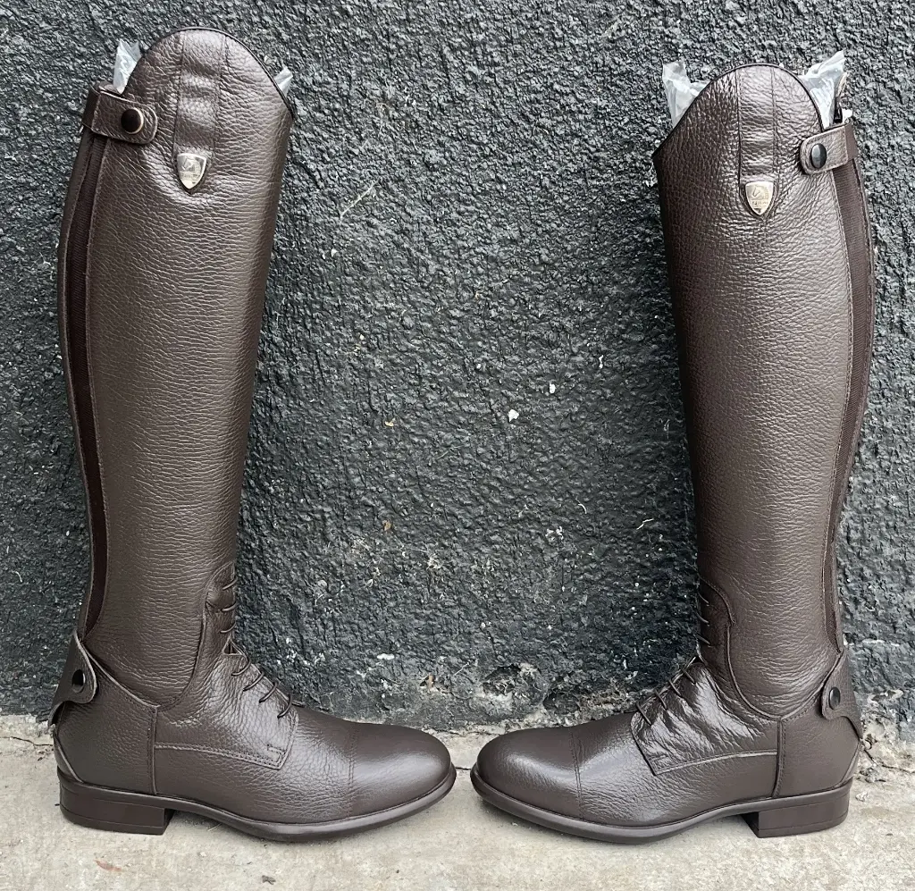 BOTTE TATTINI BRETON CUIR BRUN. ANCIEN MODELE.