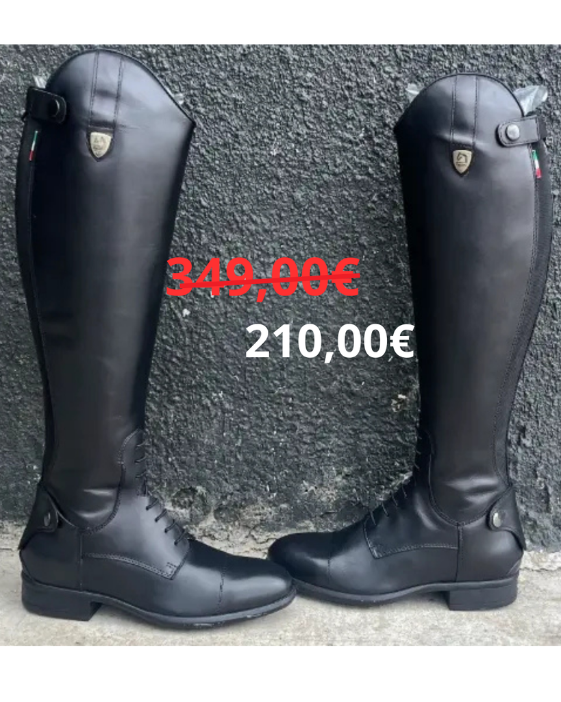 BOTTE TATTNI BOXER CUIR NOIR. ANCIEN MODELE.