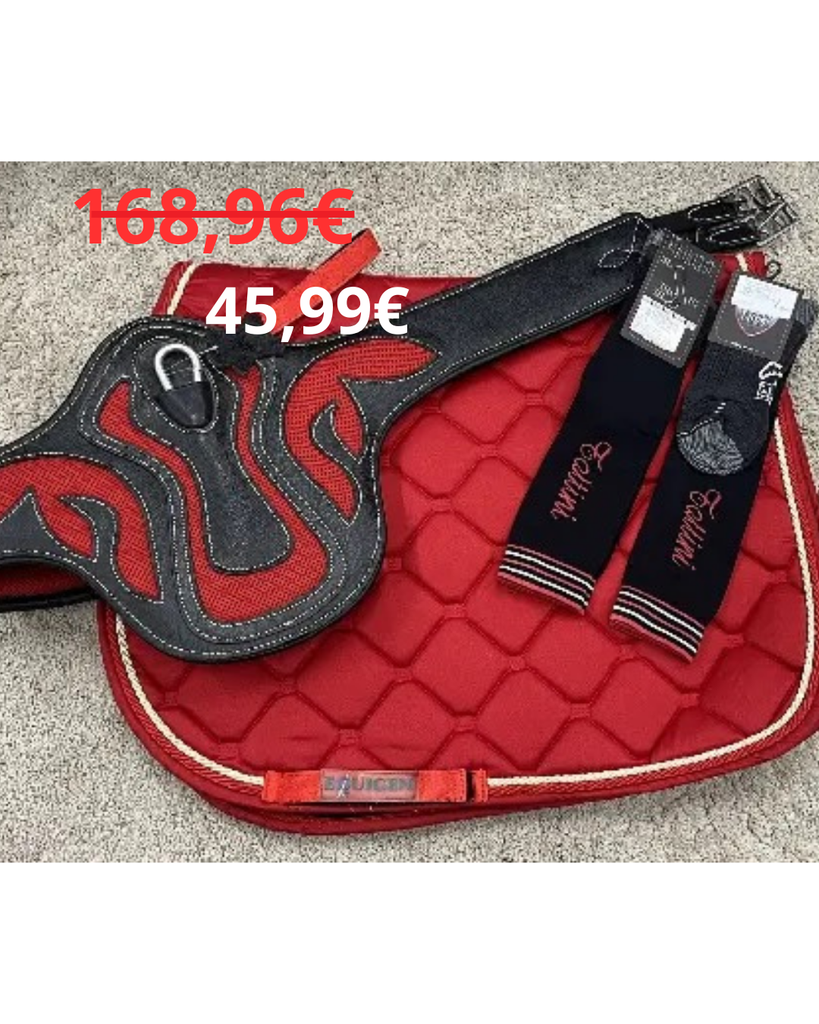 ENSEMBLE TAPIS AMANDA MIXTE + SANGLE BAVETTE MESH + 2 PAIRES DE CHAUSSETTES TATTINI