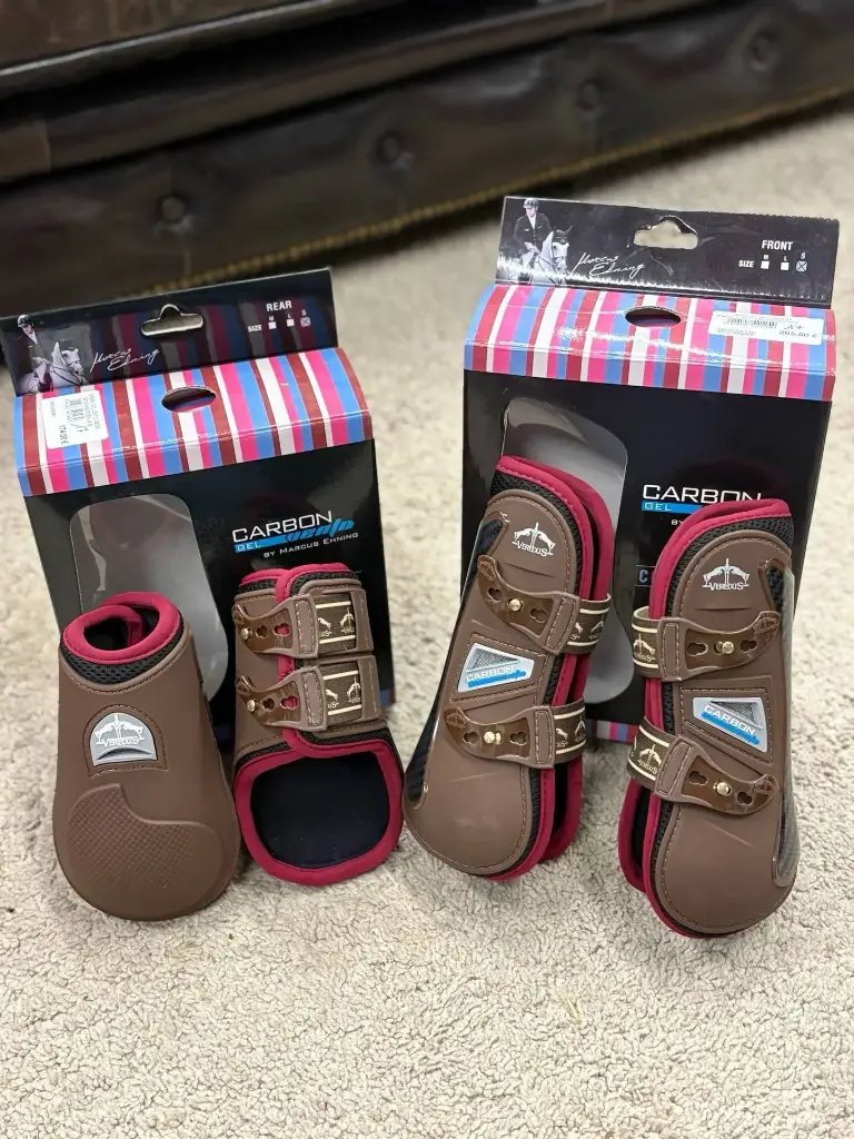 ENSEMBLE VEREDUS CARBON GEL VENTO FRONT + CARBON GEL VENTO REAR BROWN/BORDEAUX TAILLE S
