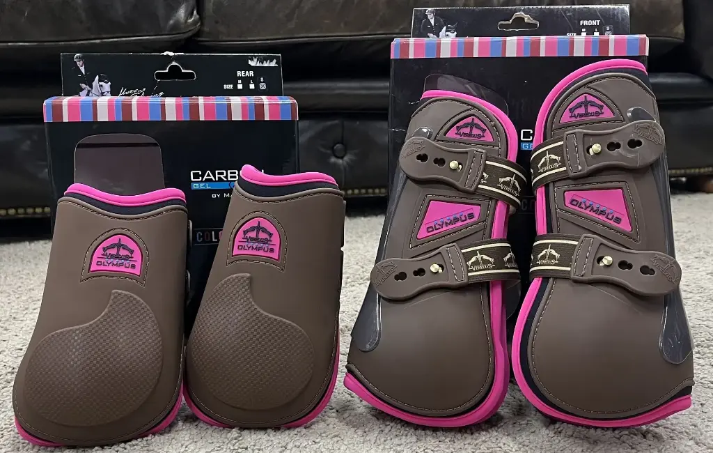 ENSEMBLE VEREDUS OLYMPUS FRONT + OLYMPUS REAR BROWN/PINK TAILLE S