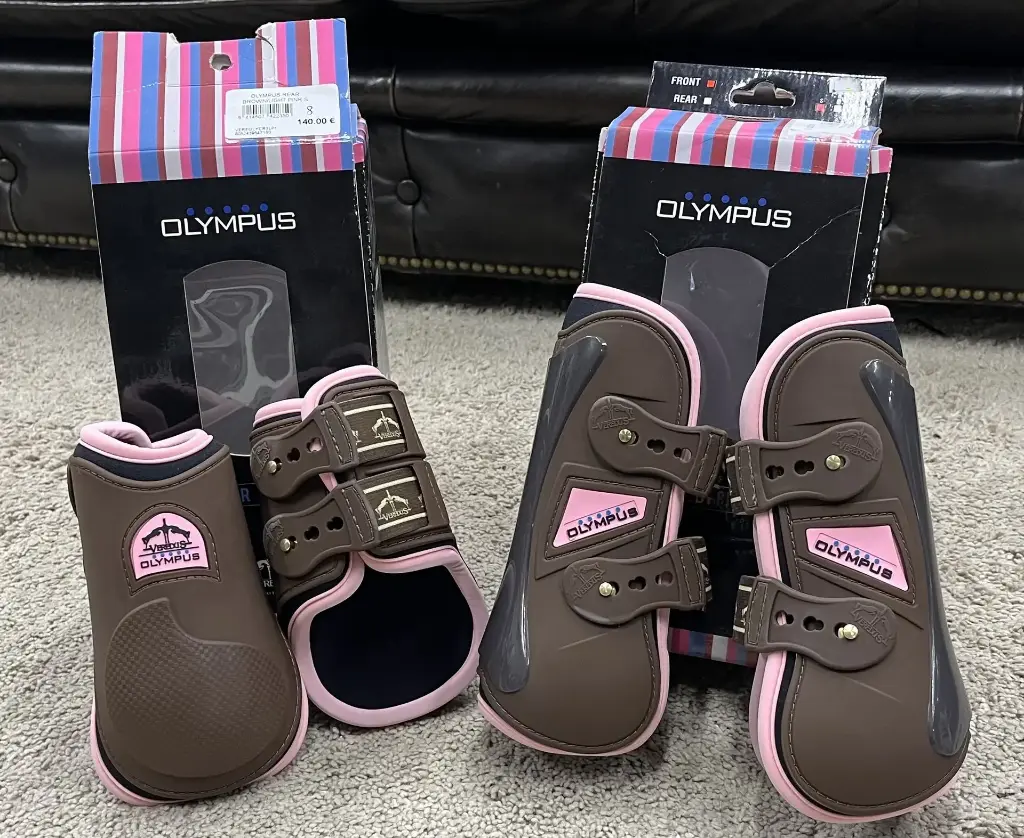 ENSEMBLE VEREDUS OLYMPUS FRONT + OLYMPUS REAR BROWN/LIGHT PINK