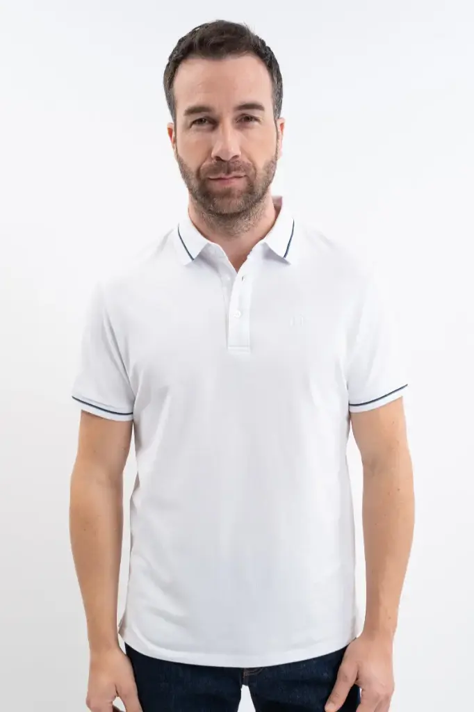 Polo Oscar Homme Harcour (Blanc, XS)