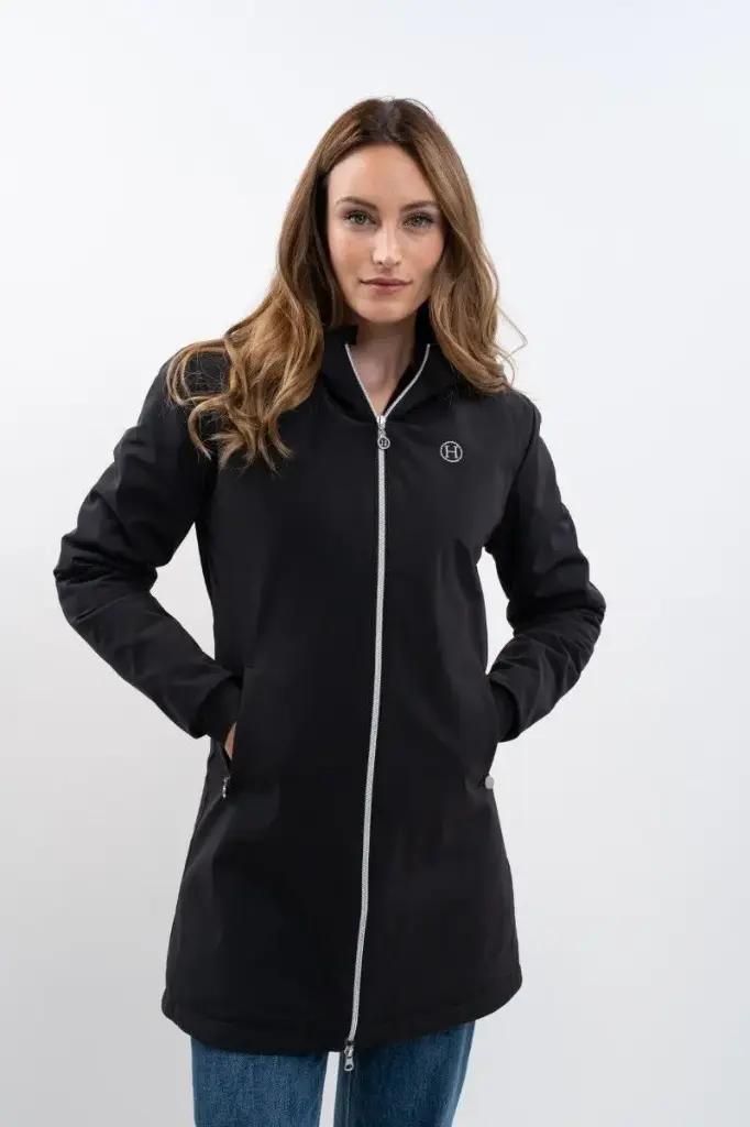 Veste longue Abby Noir Harcour