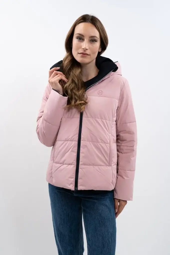 Parka courte Adele Navy/Light Pink Harcour (S)