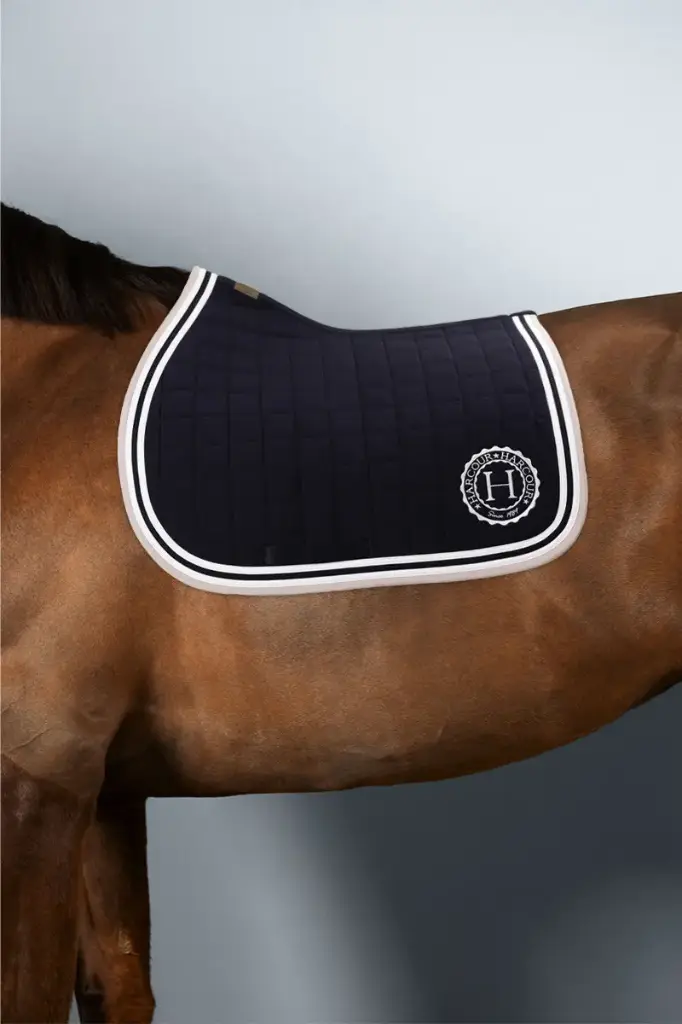 Tapis de selle Soft Winter 25 Navy/Light Pink CSO Harcour