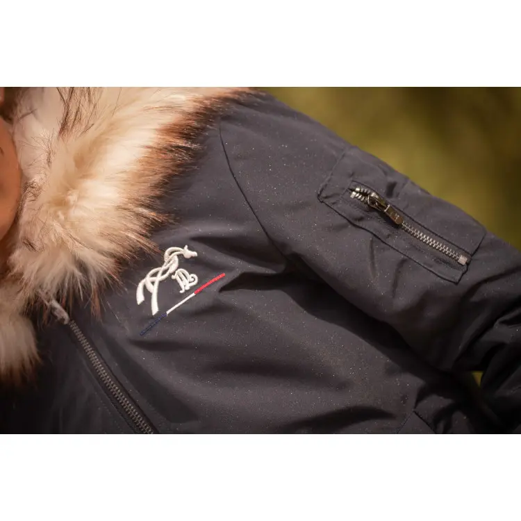 Blouson Lyon Glitter Marine - Enfant Pénélope (6ANS)