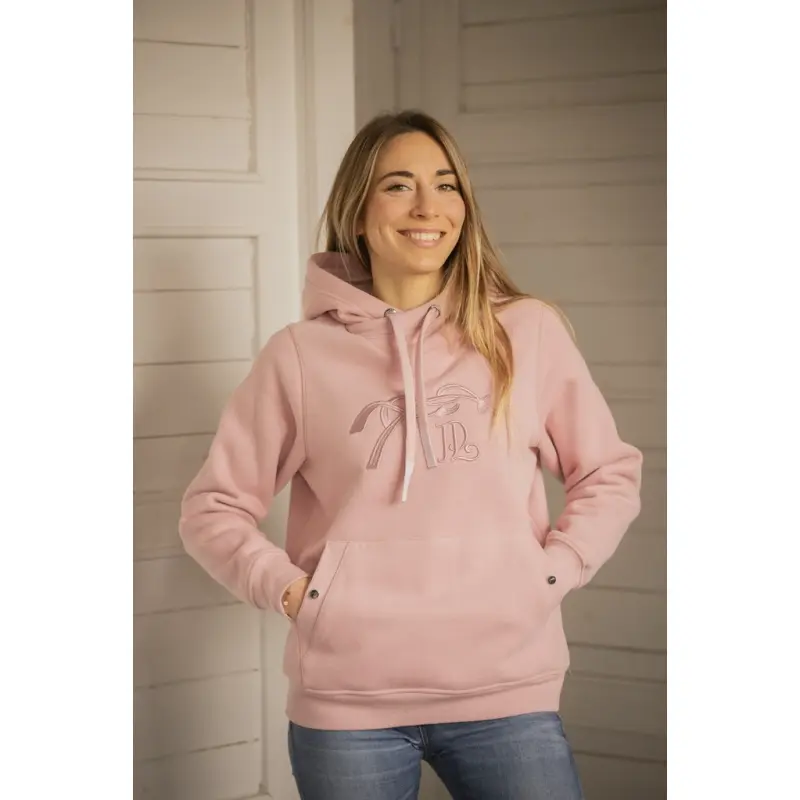 Sweat Polly Rose Poudré Femme - Pénélope