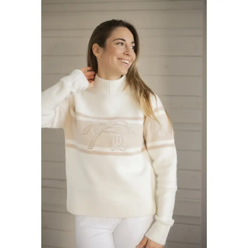 Pull Noris Beige & Camel - Pénélope (XXS)
