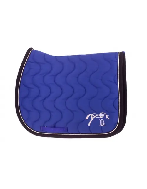 Tapis de selle Diamant Bleu Roi & Noir - Pénélope