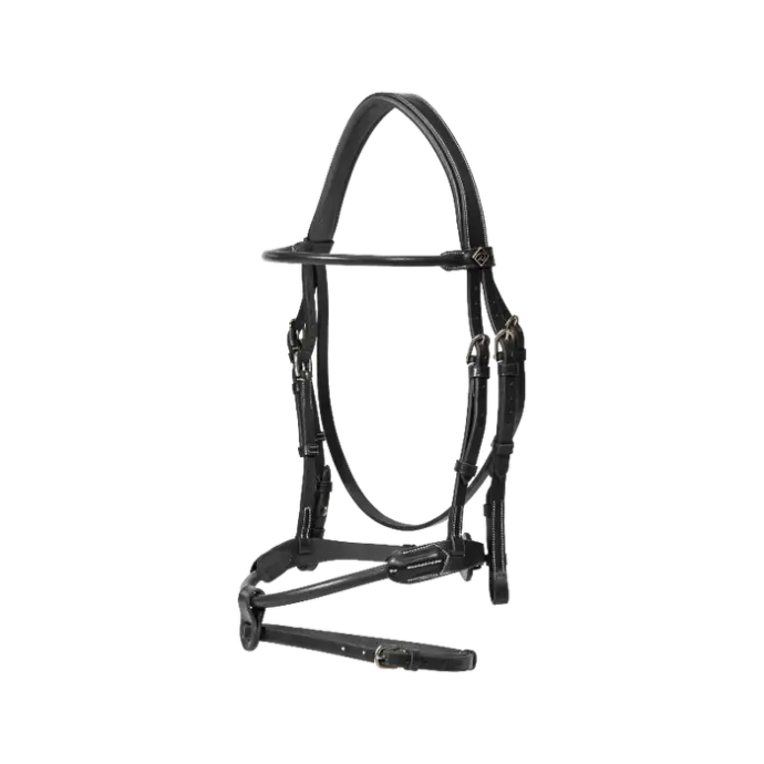 Bridon en cuir rond - Working By Dy'on - Dy'on (Noir, P/S)