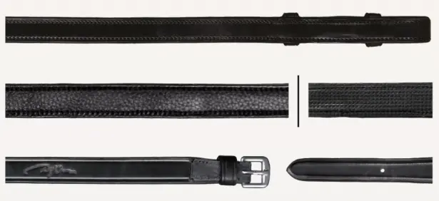 Rênes Hunter 5/8" - Collection Dressage Cuir Plat - Dy'on